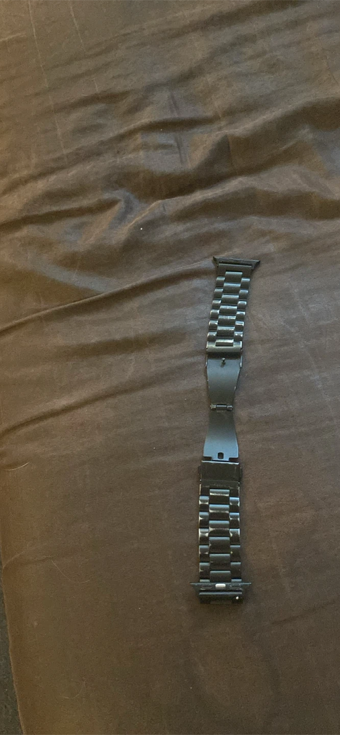 Black Metal Apple Watch Band