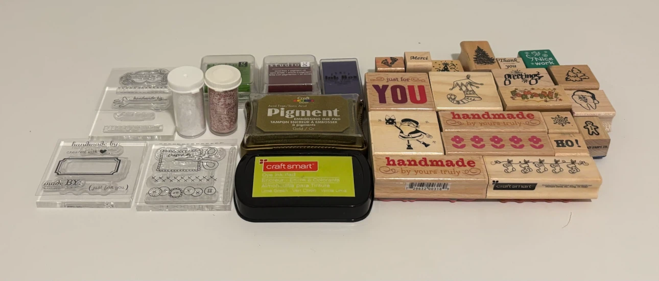 Assorted Craft Stamp and Ink Pad Collection - photo 2
