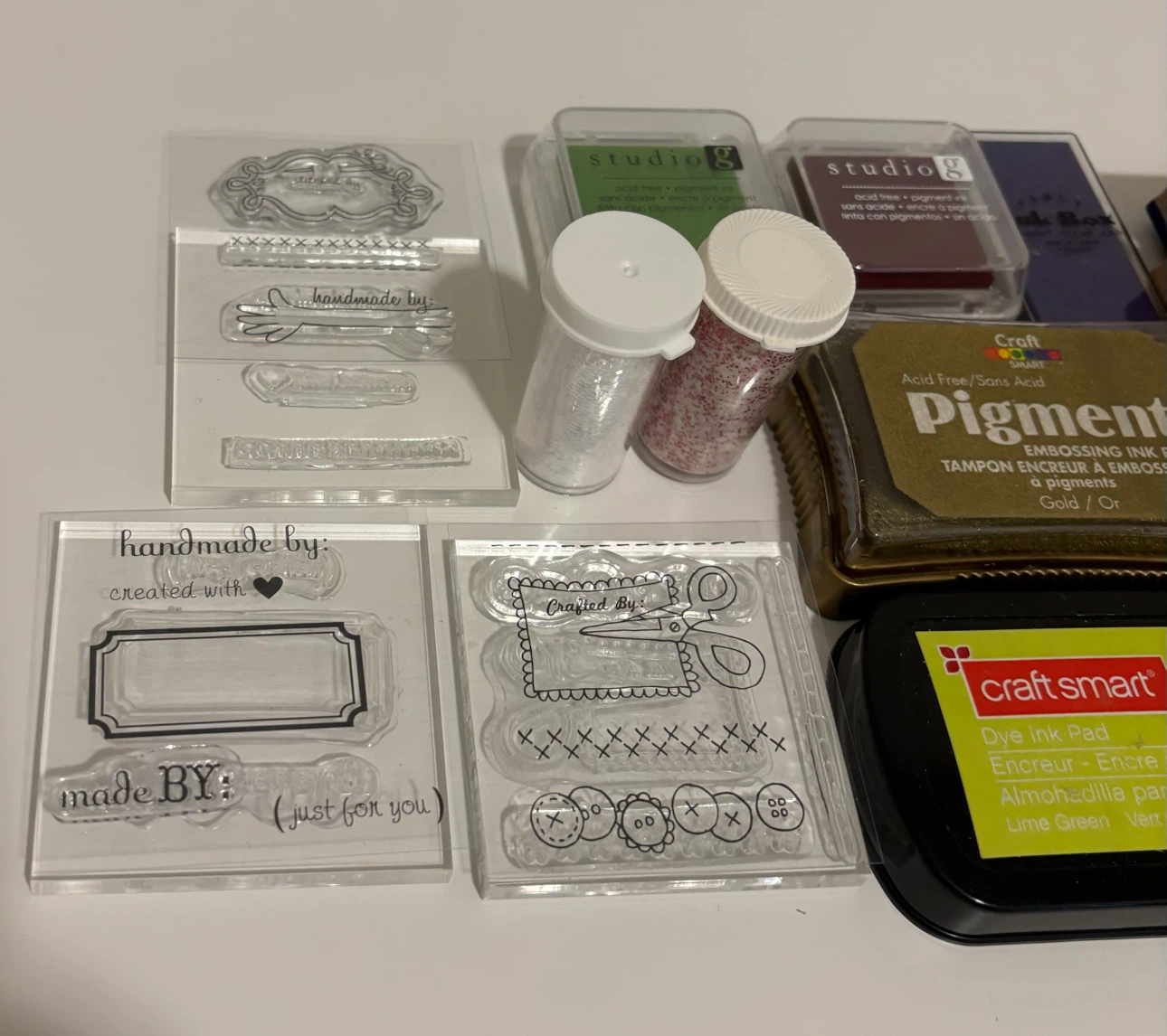 Assorted Craft Stamp and Ink Pad Collection - photo 3