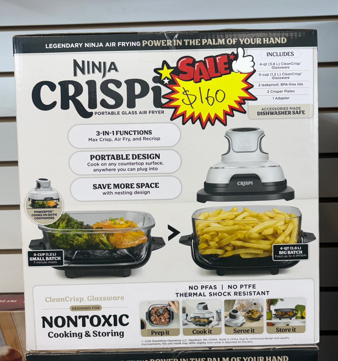 Ninja Crispi Portable Glass Air Fryer