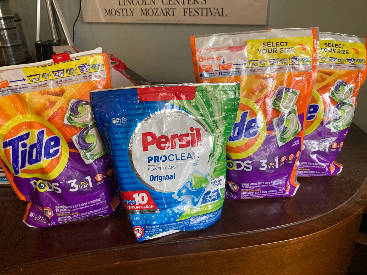 Laundry Detergent Pod Bundle (Persil and Tide)