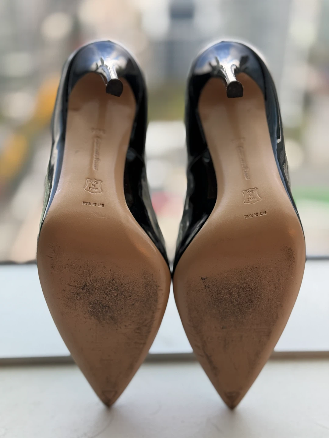 Gianvito Rossi 105 Black Patent Heels (39.5) - photo 3