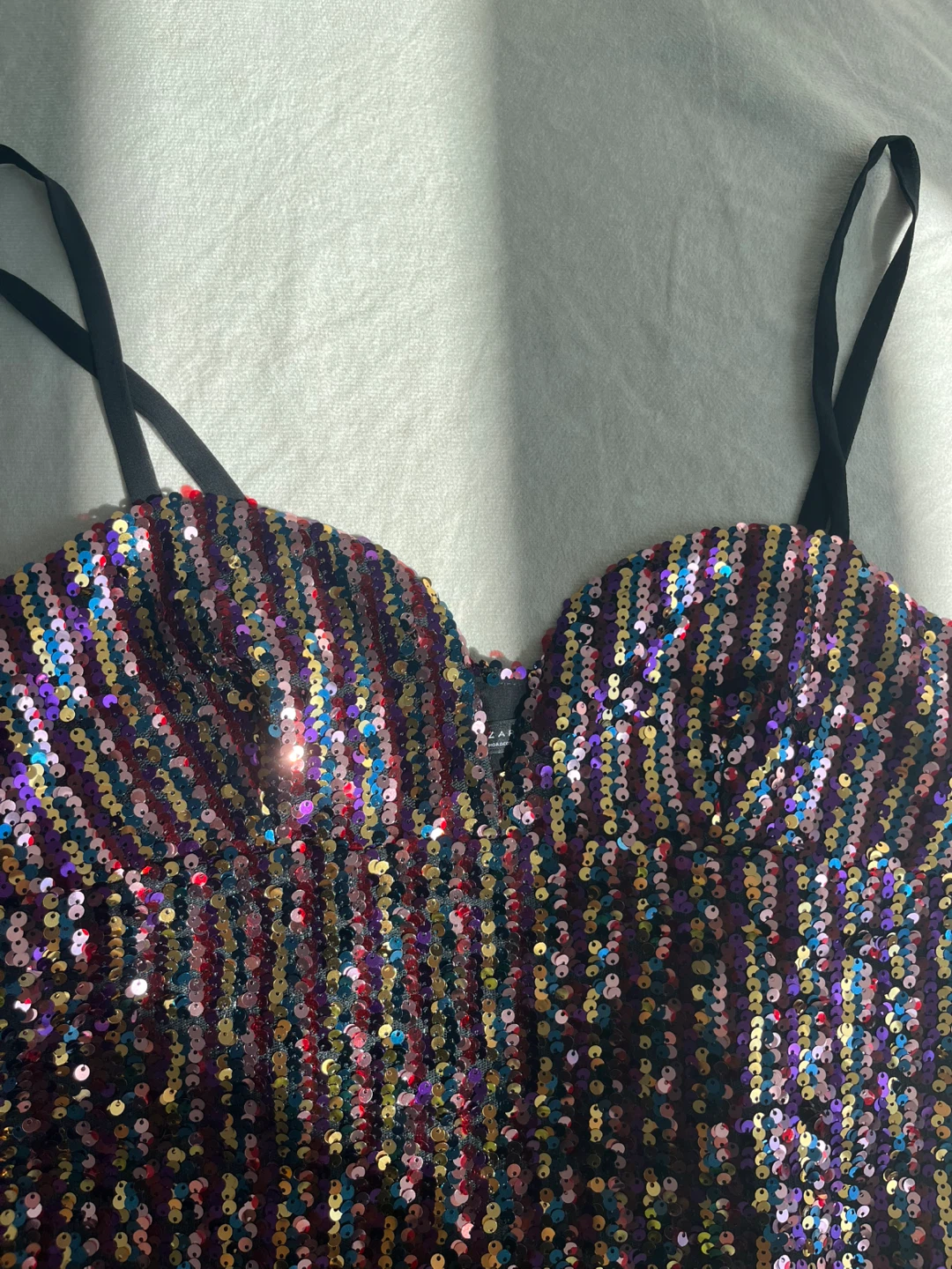 Zara Woman Sequin Mini Dress - photo 2