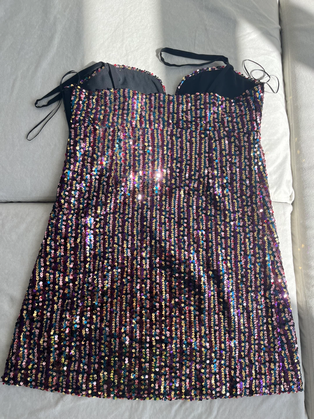 Zara Woman Sequin Mini Dress - photo 4