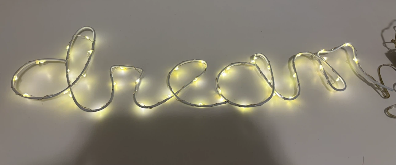 Wall decor set: Dream light and two dream catchers