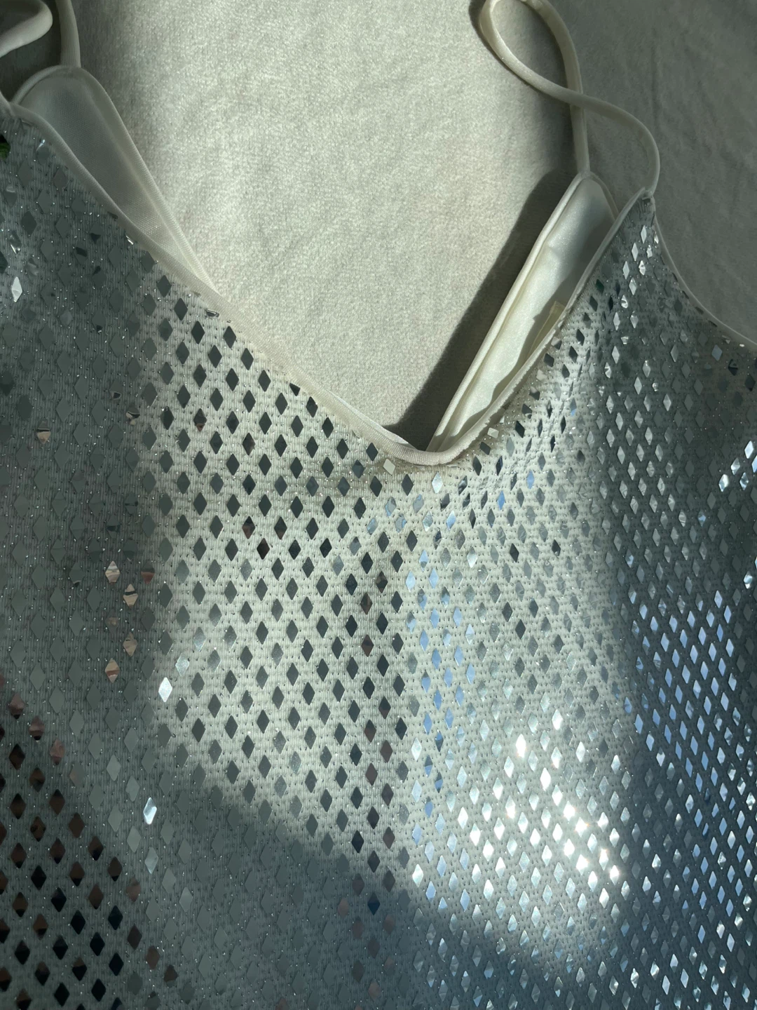 Silver Sequin Mini Dress - photo 2