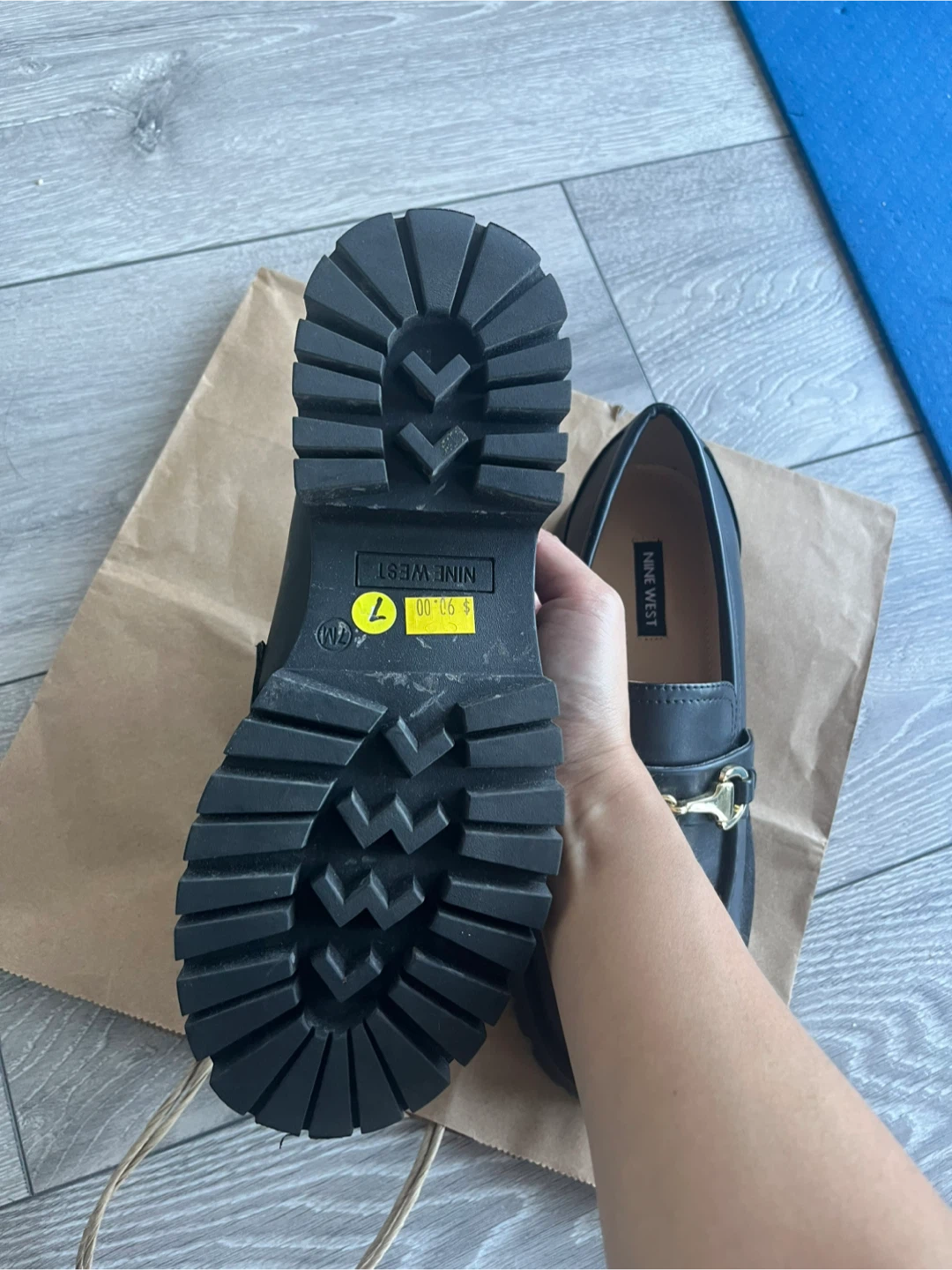 [Almost New] Nine West Black Loafers - photo 5