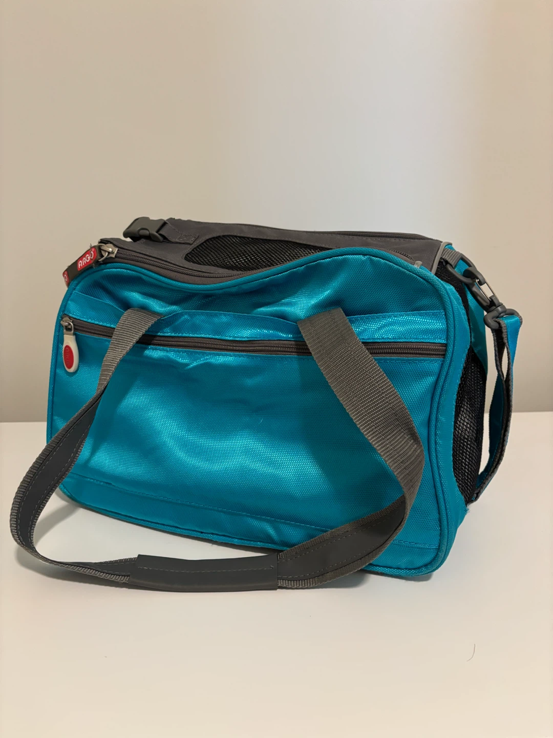ARGO Pet Carrier Teal and Grey