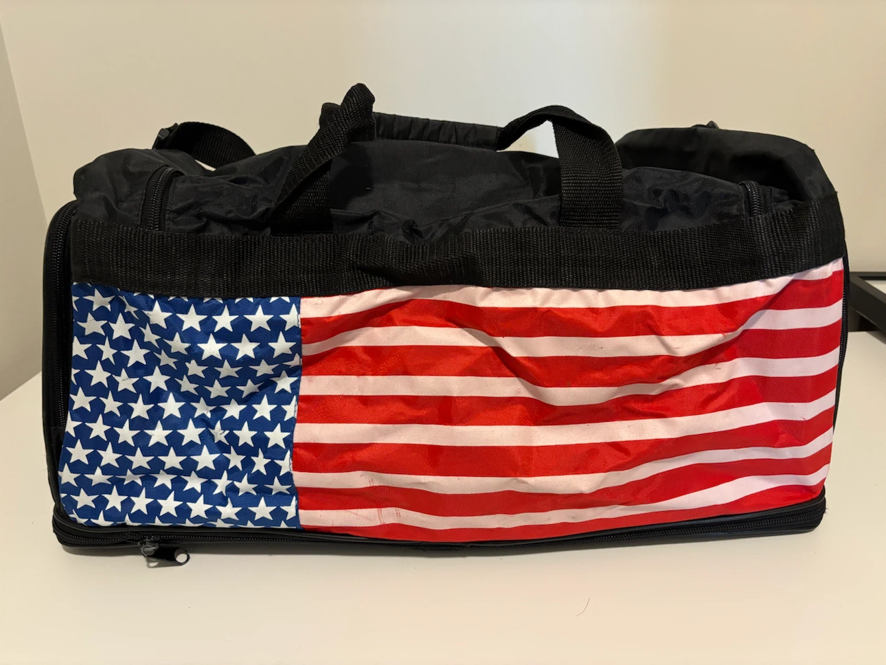 US Flag Pattern Sports Duffle Bag