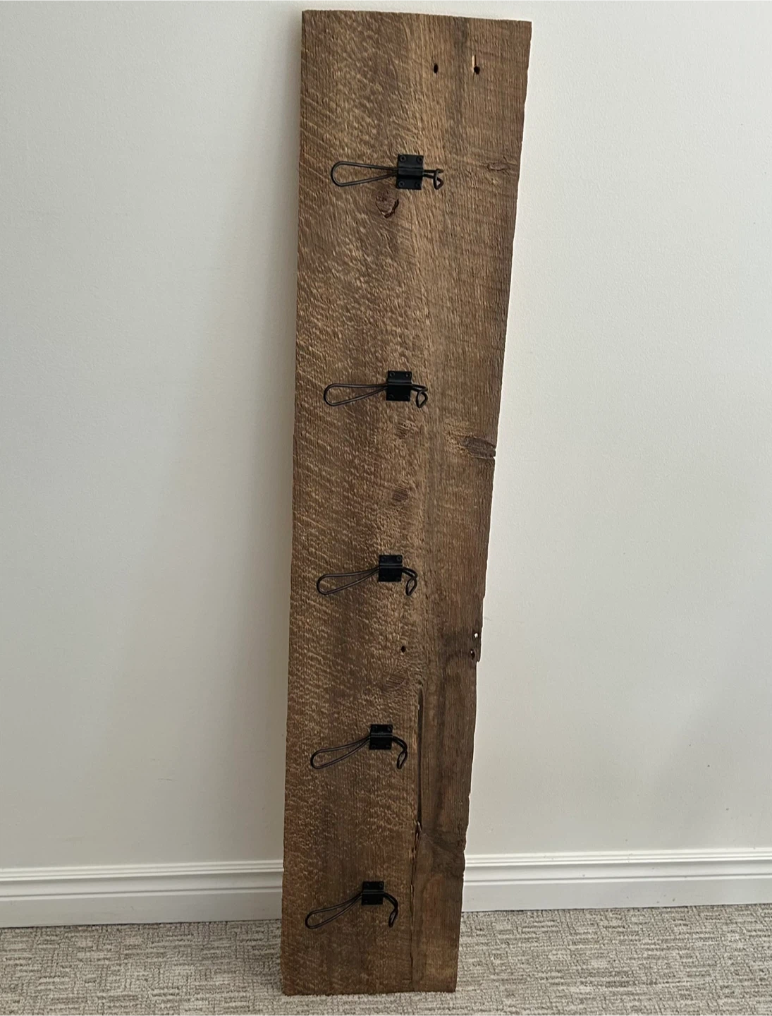 Rustic Barn Board Wood Coat Rack - photo 4