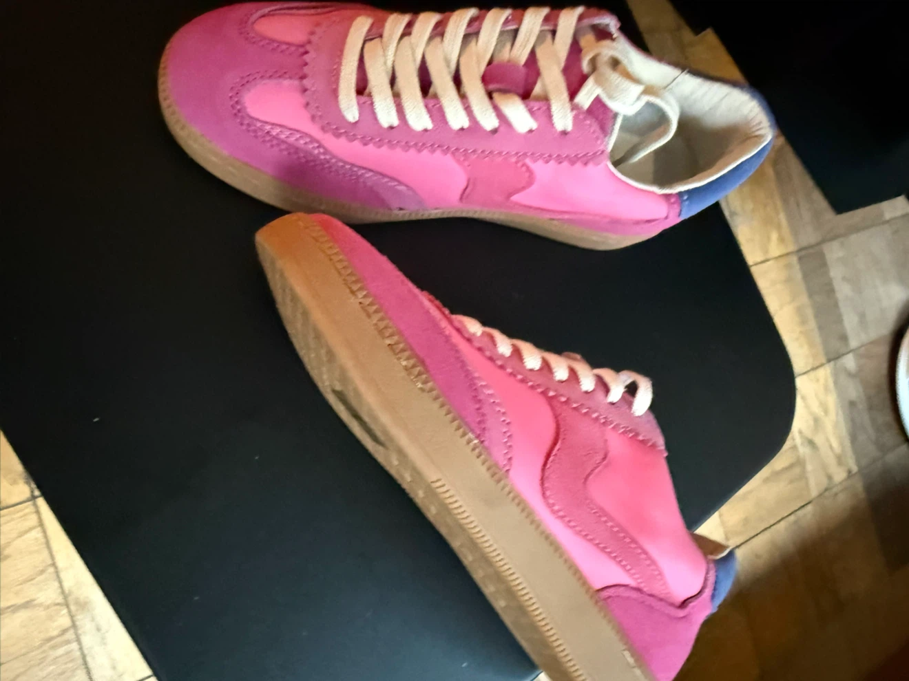 Dolce Vida-Pink Suede and Leather Sneakers - photo 2