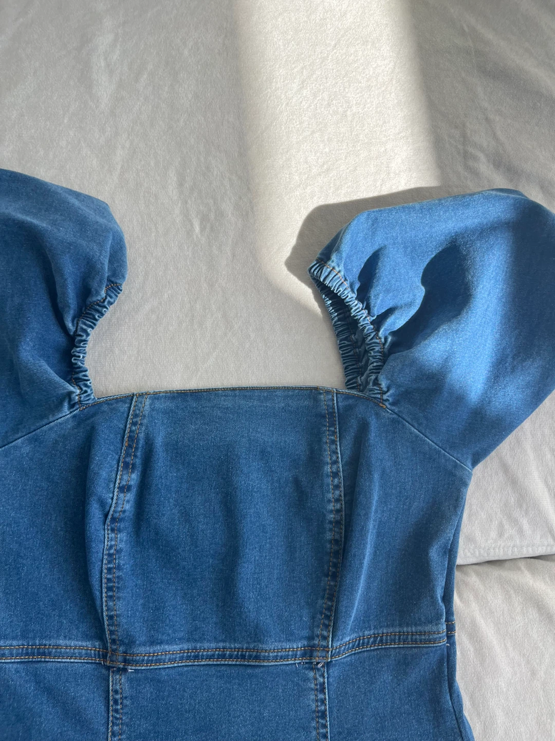 LCW Blue Denim Mini Dress - photo 3
