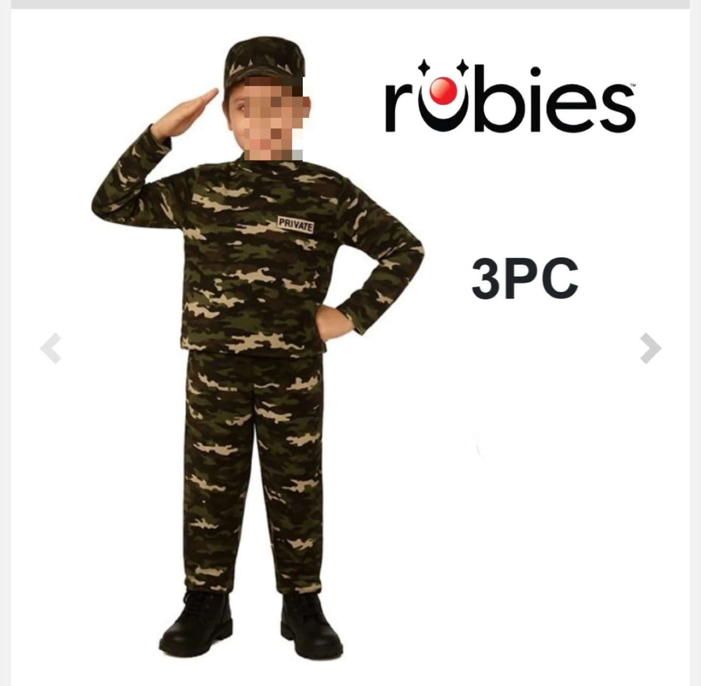 Rubies Kids Military Costume Large 10-12 - photo 2