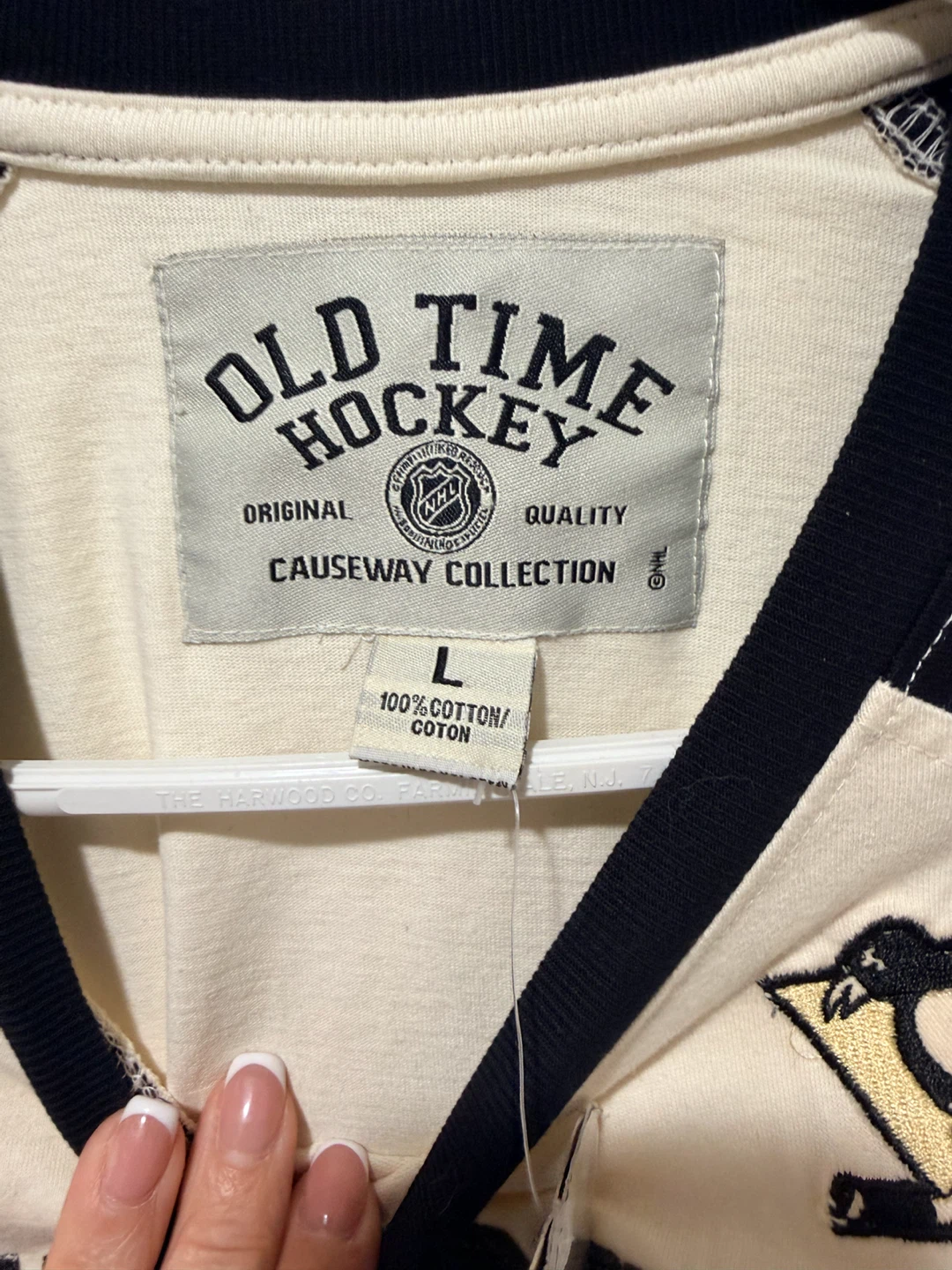 Old Time Hockey Pittsburgh Penguins Long Sleeve Shirt - photo 3