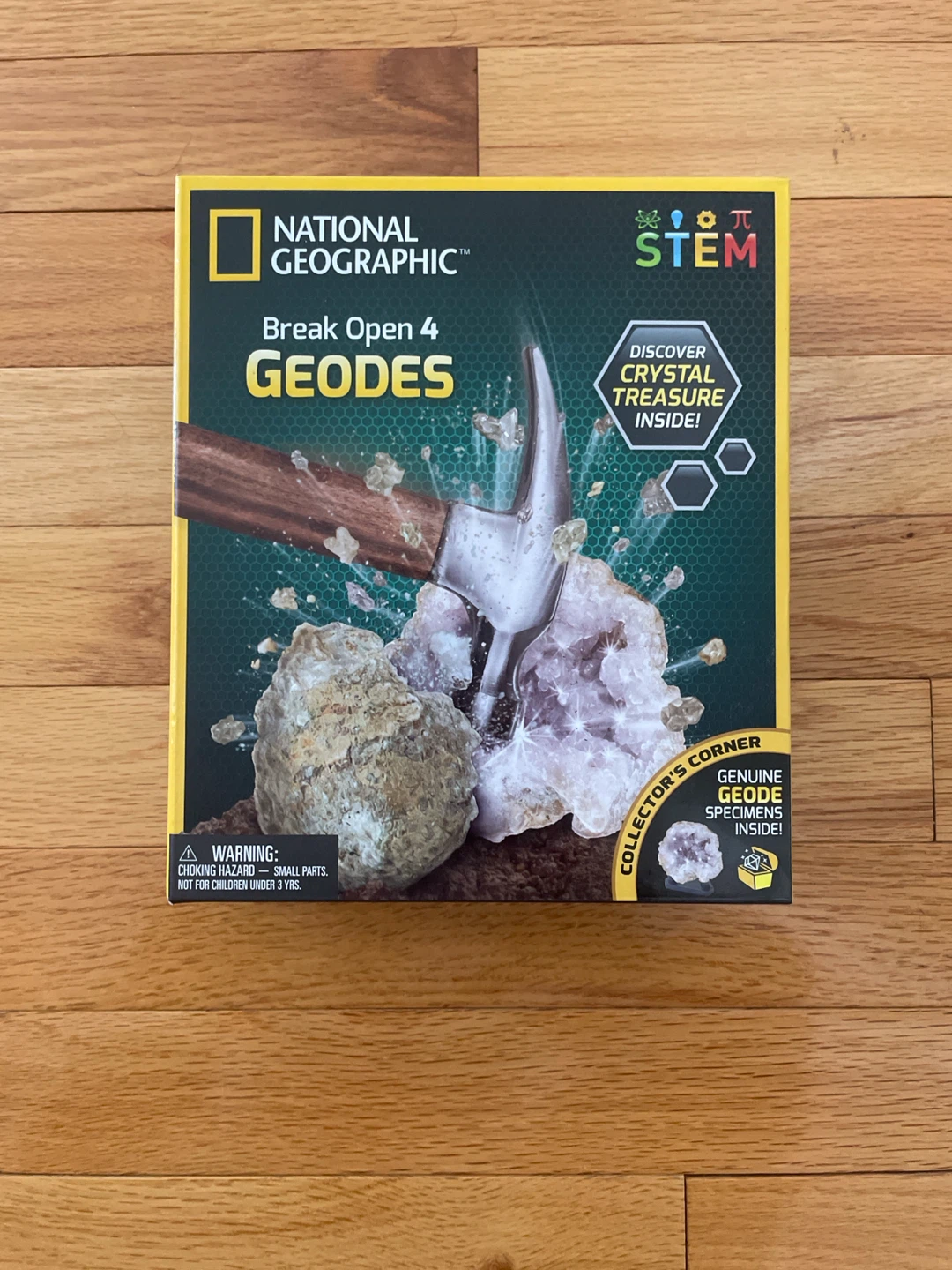 National Geographic Break Open 4 Geodes STEM Kit