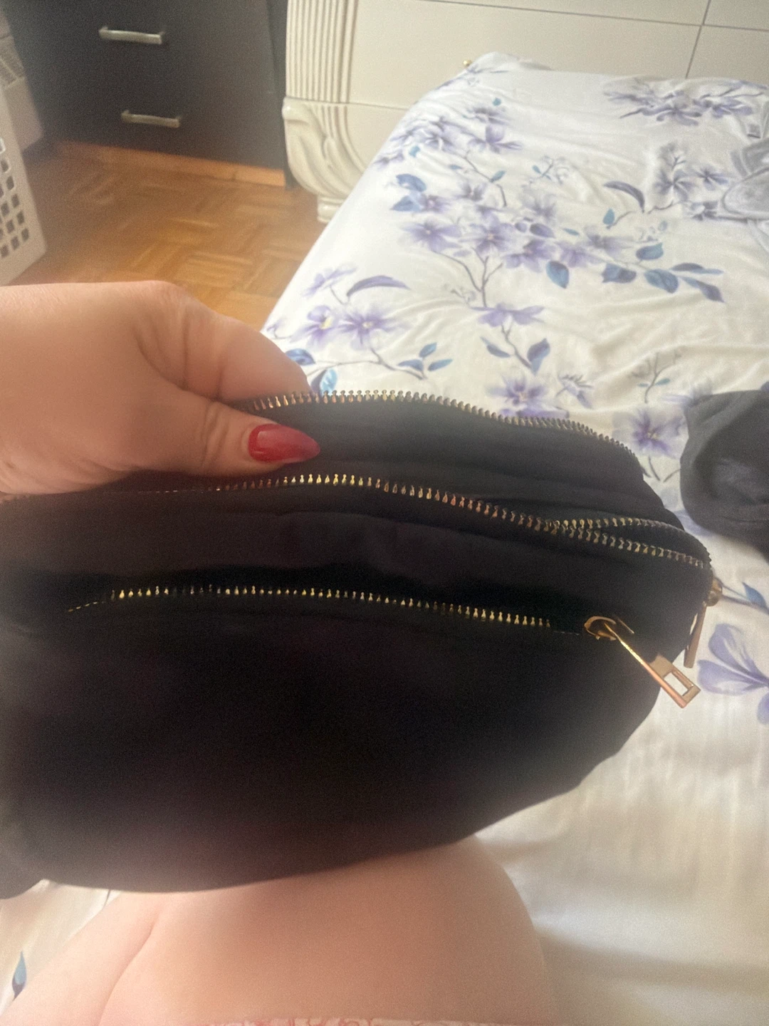 Black Multi-Zipper Crossbody Bag - photo 2