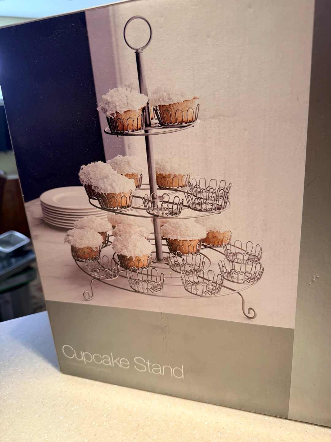 Crate & Barrel Metal Cupcake Stand - photo 3