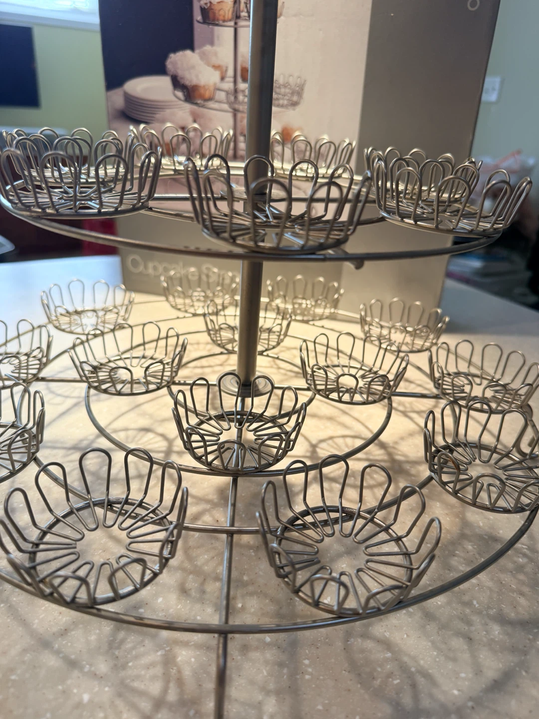 Crate & Barrel Metal Cupcake Stand - photo 4