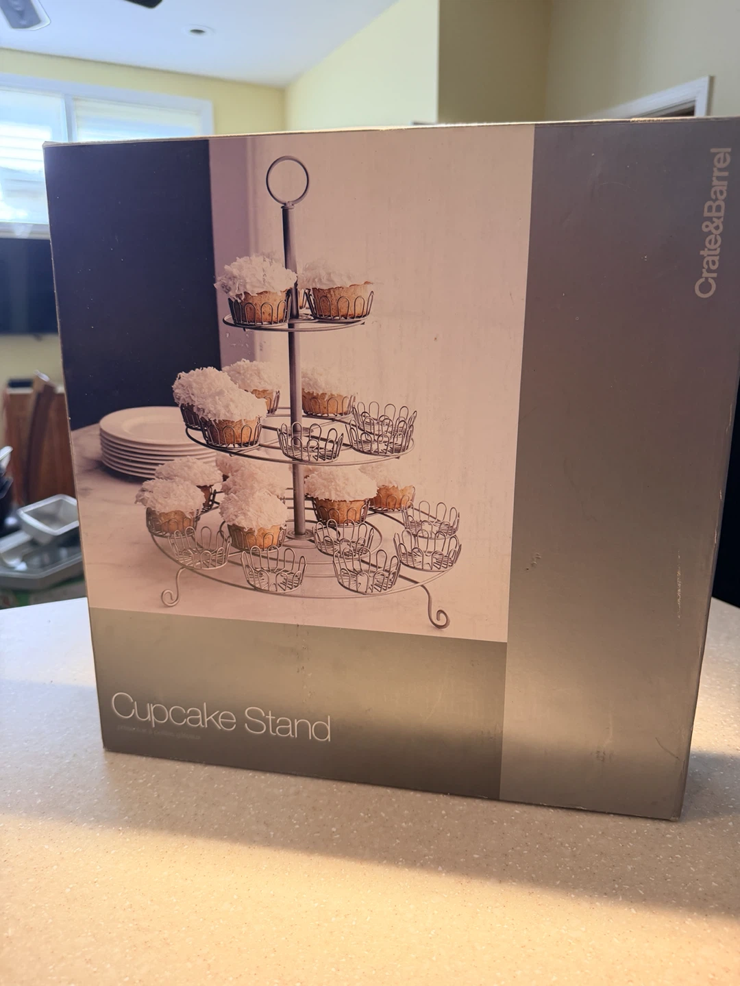 Crate & Barrel Metal Cupcake Stand - photo 5