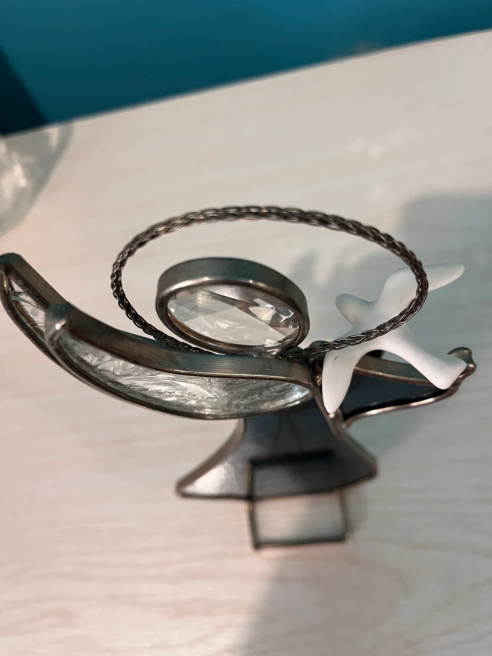 Stained Glass Angel Ornament - photo 2