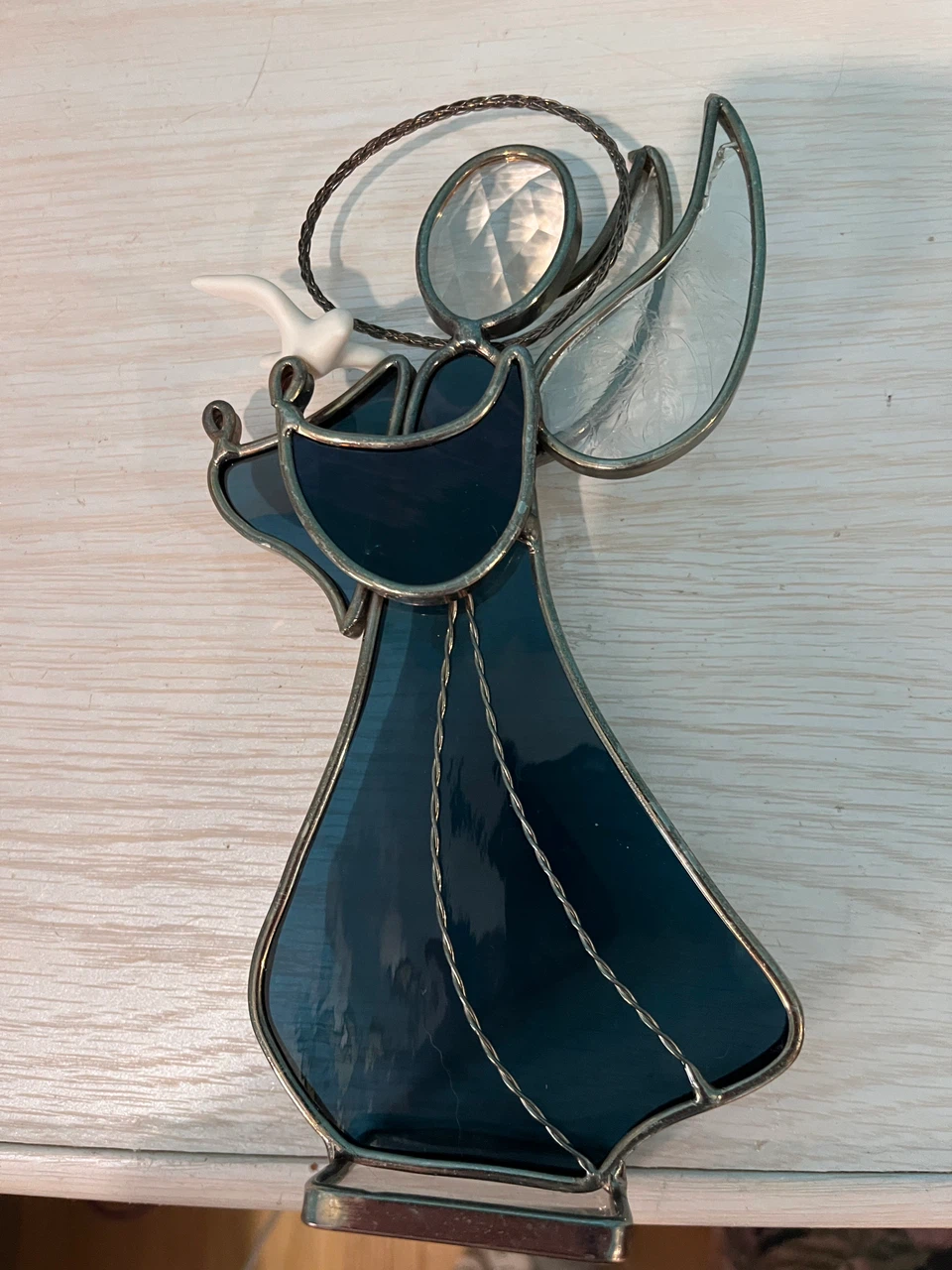 Stained Glass Angel Ornament - photo 3