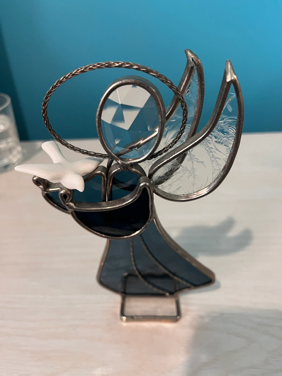 Stained Glass Angel Ornament - photo 5