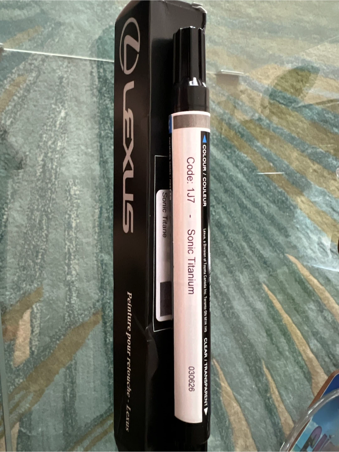 Lexus Touch Up Paint Pen - Sonic Titanium 1J7