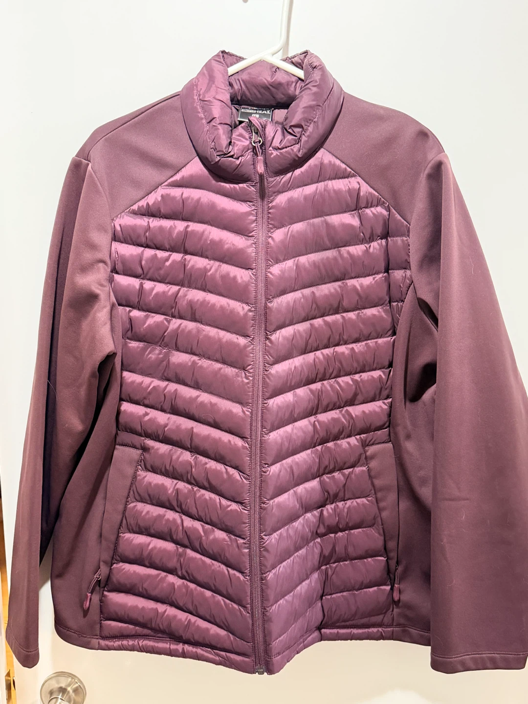 32 Degrees Heat Purple Quilted Jacket