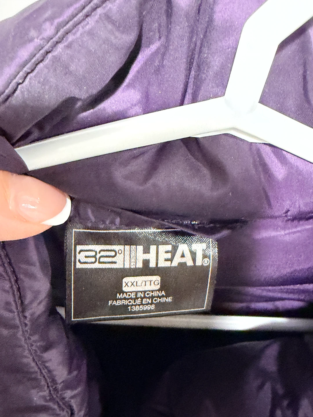 32 Degrees Heat Purple Quilted Jacket - photo 5