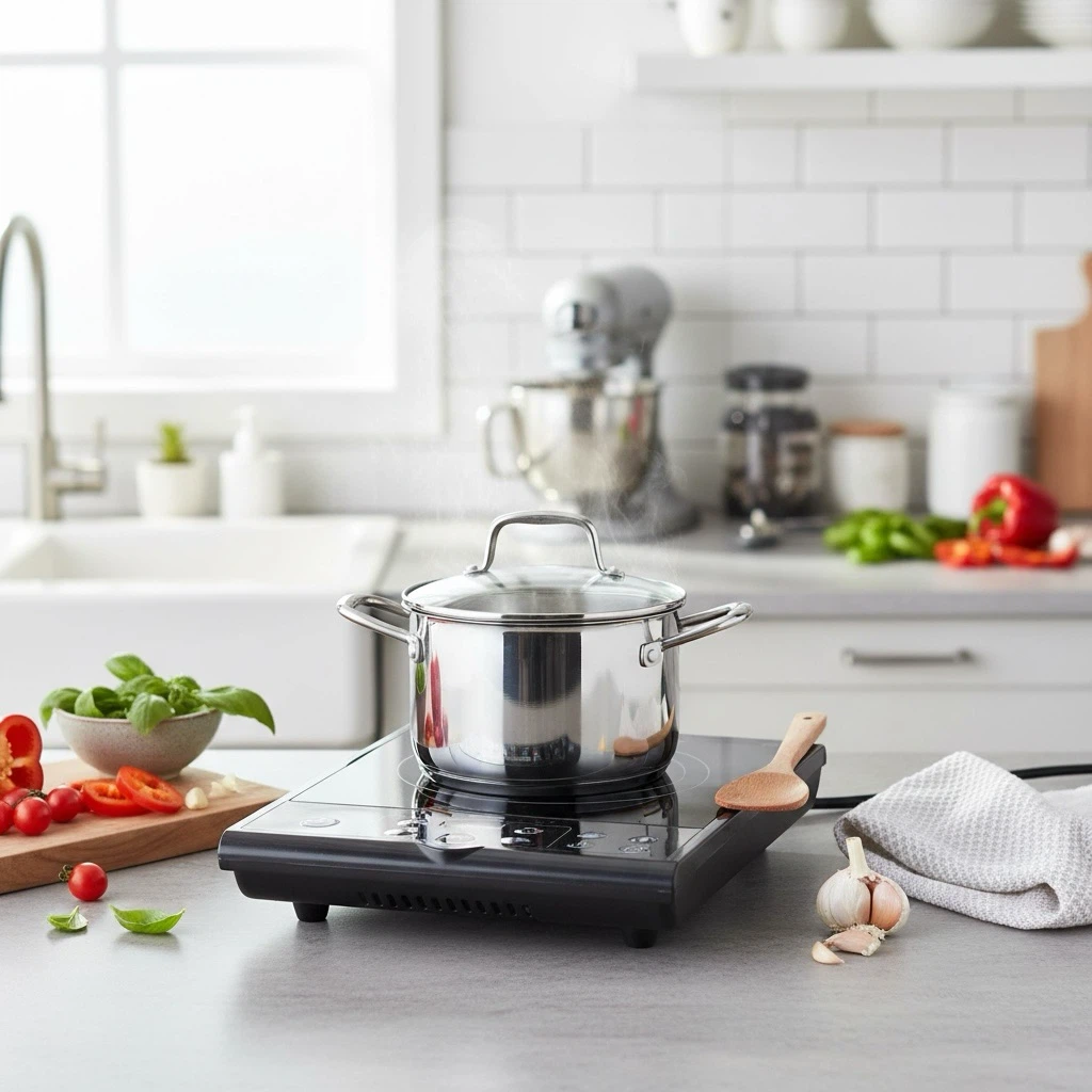 Living Basics 1800W Portable Induction Cooker Model 16D3