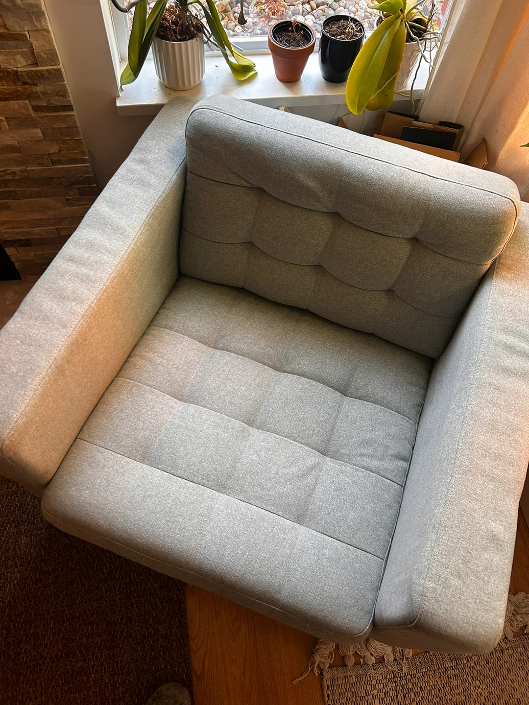 IKEA MORABO Armchair in Gunnared Light Green - photo 2