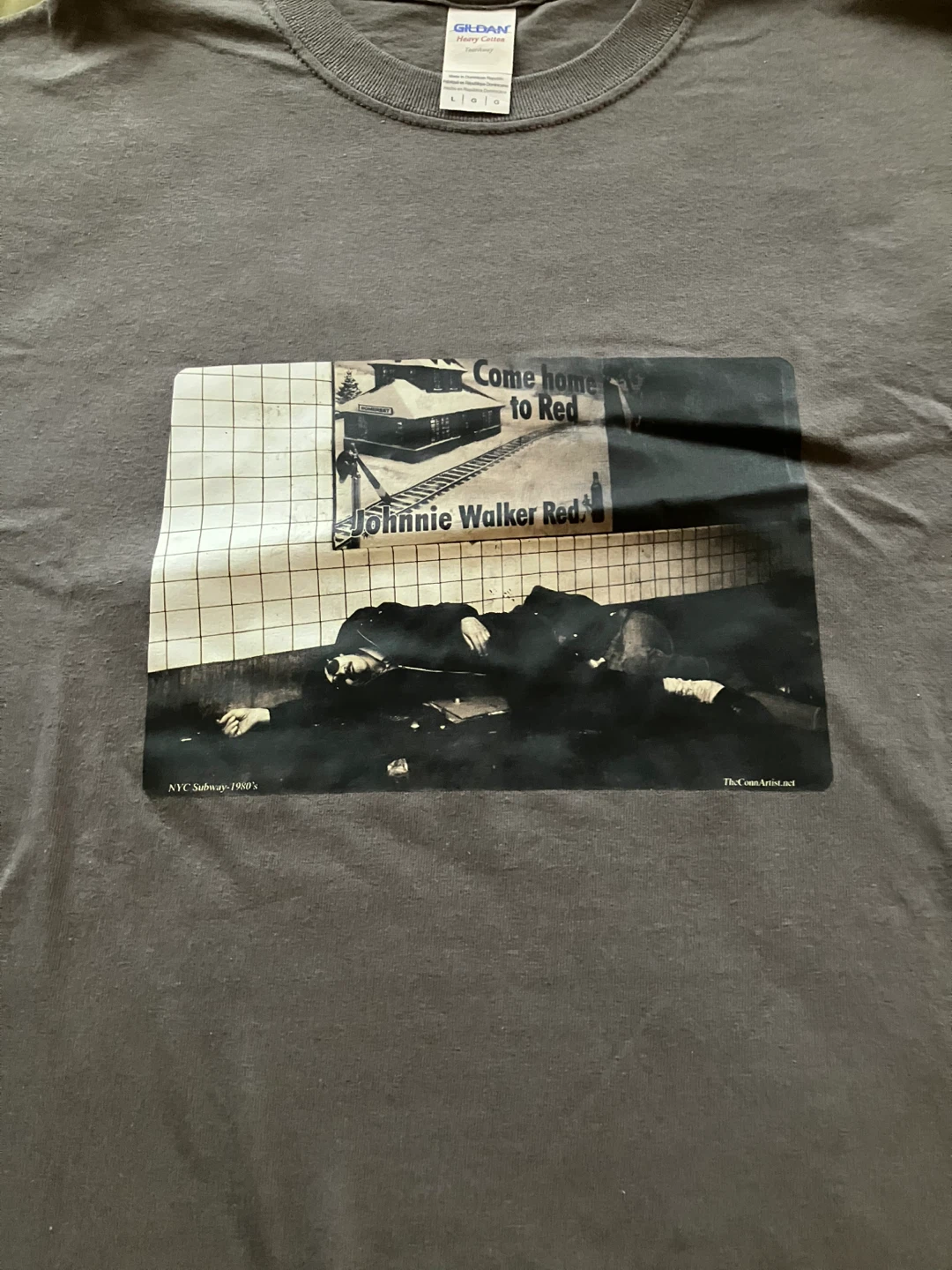 3 Gildan Graphic T-Shirt - NYC Subway Theme - photo 4