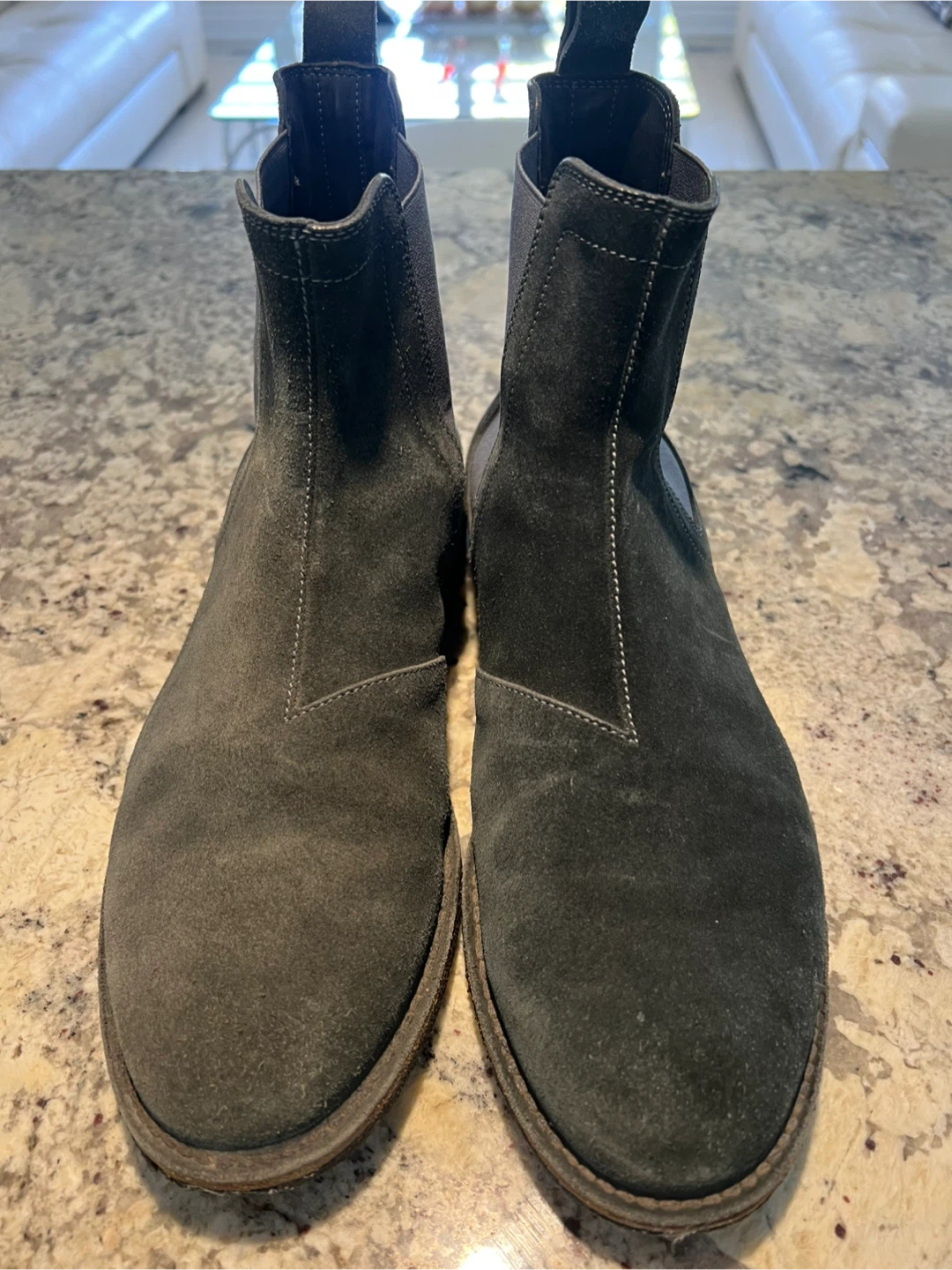 Italian Bottega Veneta Suede Chelsea Boots - photo 2