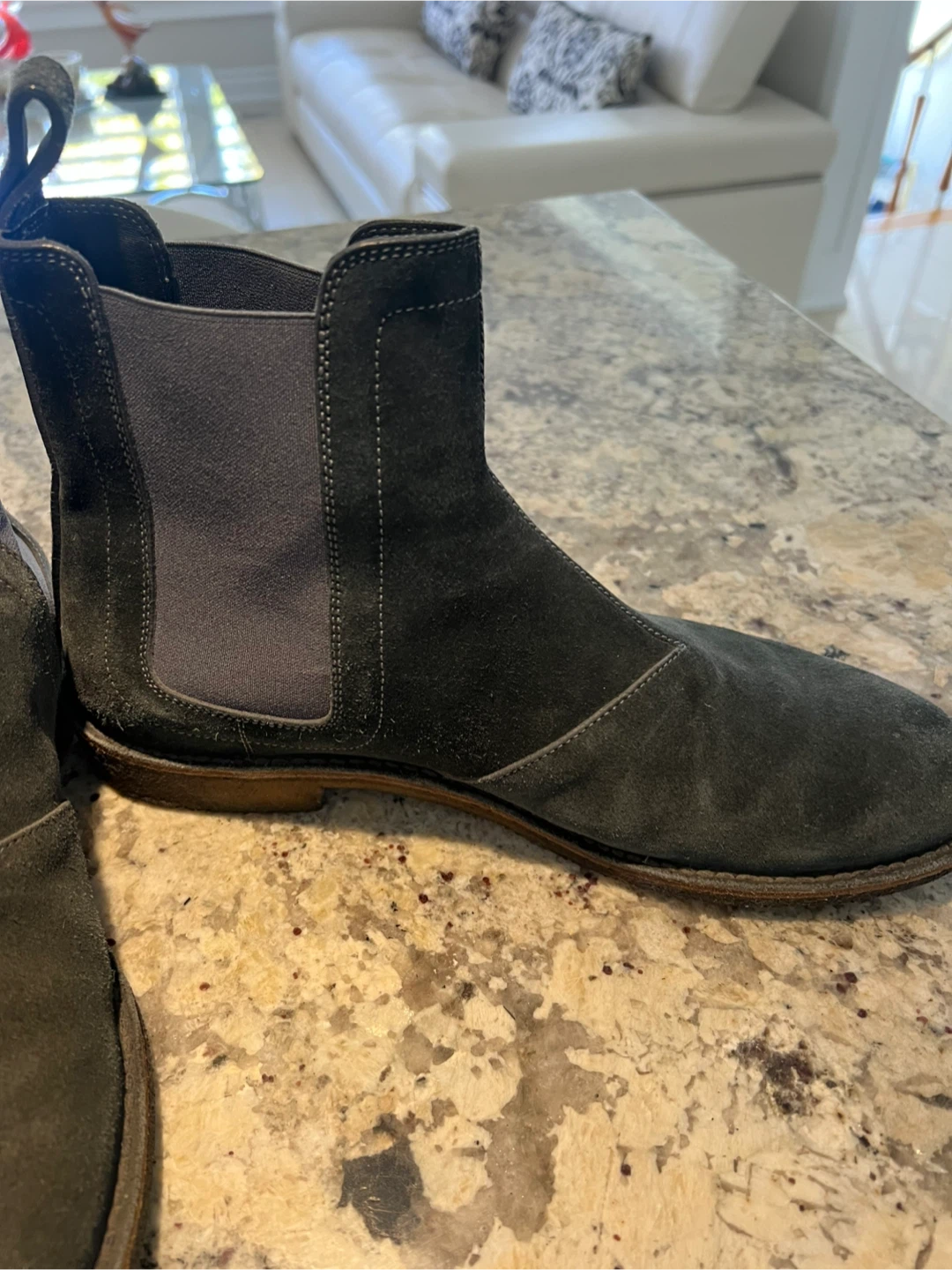 Italian Bottega Veneta Suede Chelsea Boots - photo 3