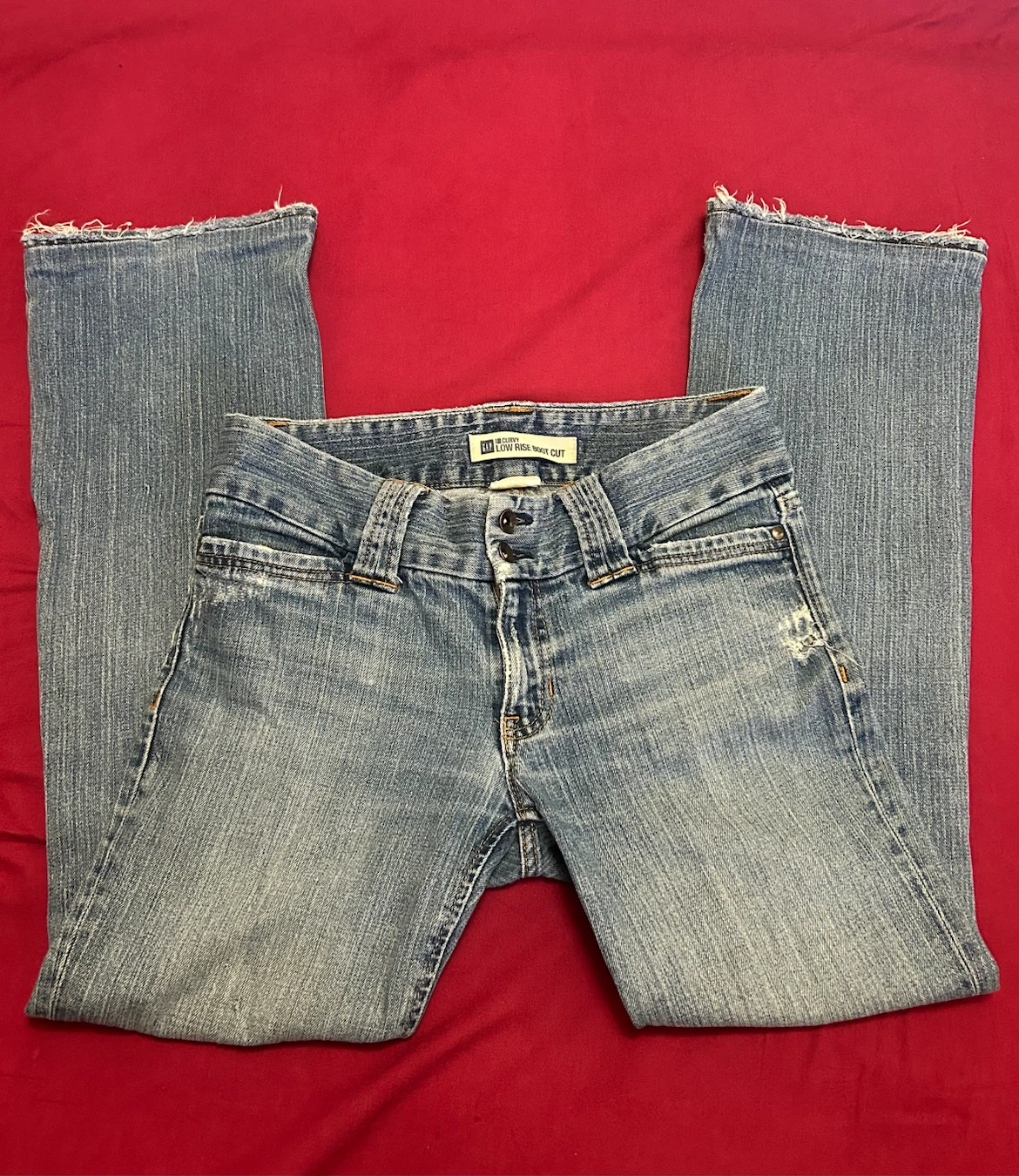 Gap Curvy Low Rise Boot Cut Jeans