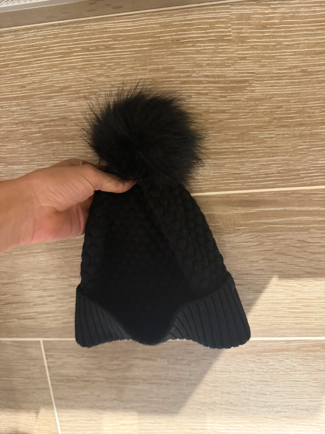 Lululemon Black Pom Beanie