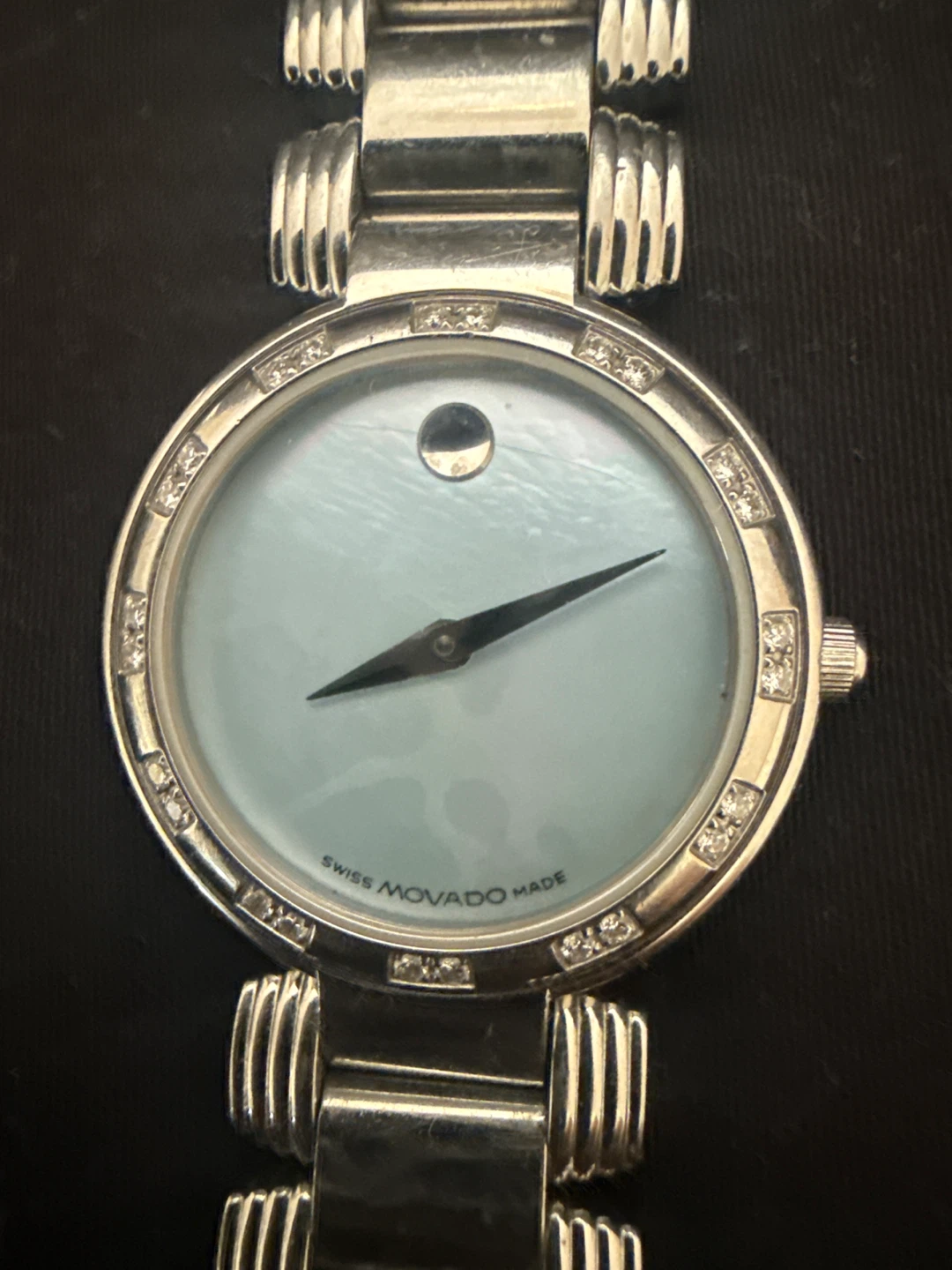 Movado women's watch with diamonds
