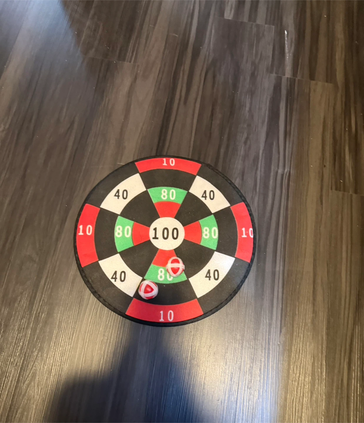 Kids Velcro Dart Board with 2 Balls – $6