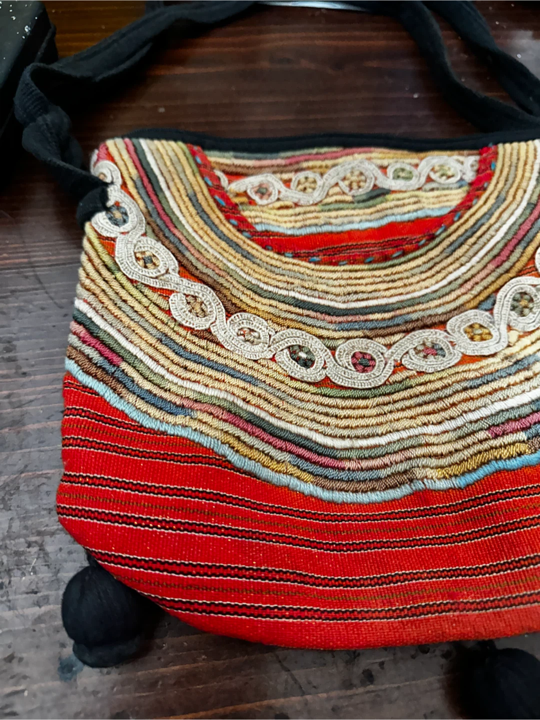 Vintage Guatemalan Huipil Crossbody Bag - photo 2