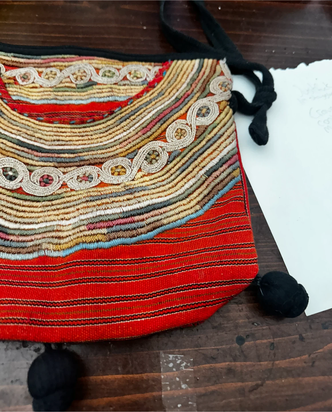 Vintage Guatemalan Huipil Crossbody Bag - photo 3