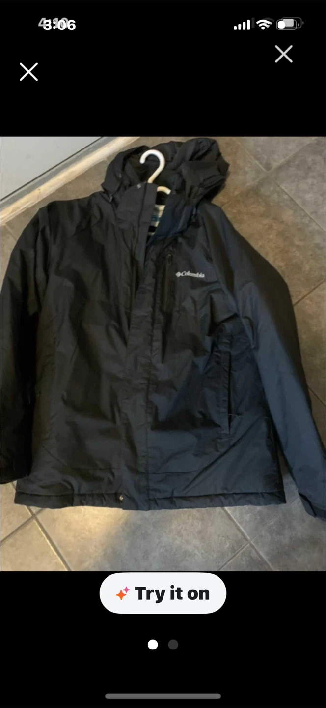 Columbia Sportswear Jacket - Black - Size Medium
