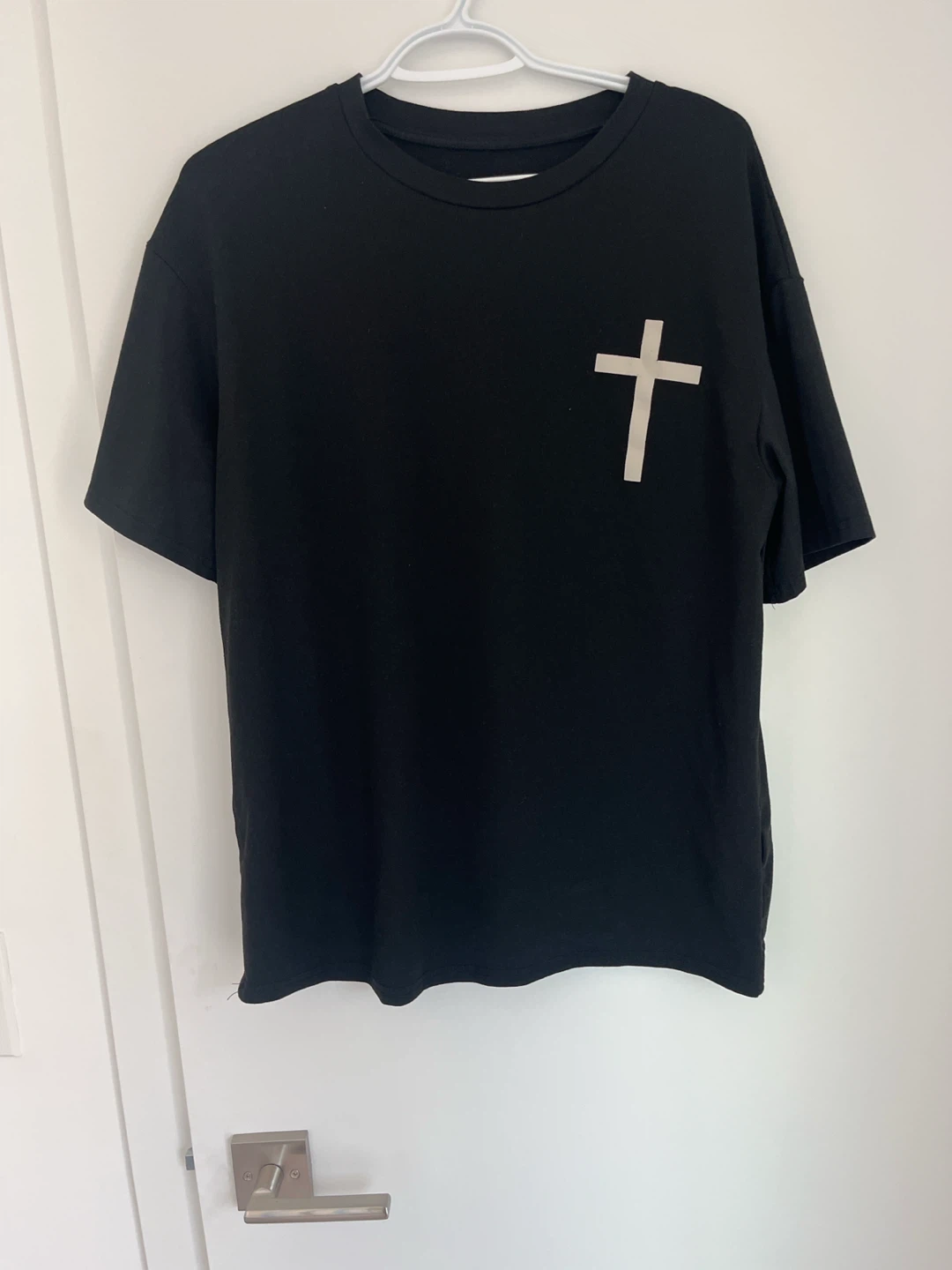 Faith Over Fear Black Graphic T-Shirt