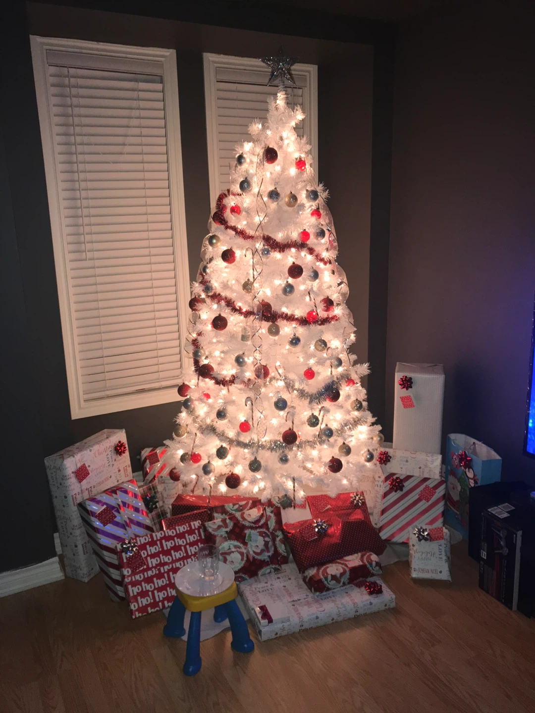 White Artificial Christmas Tree