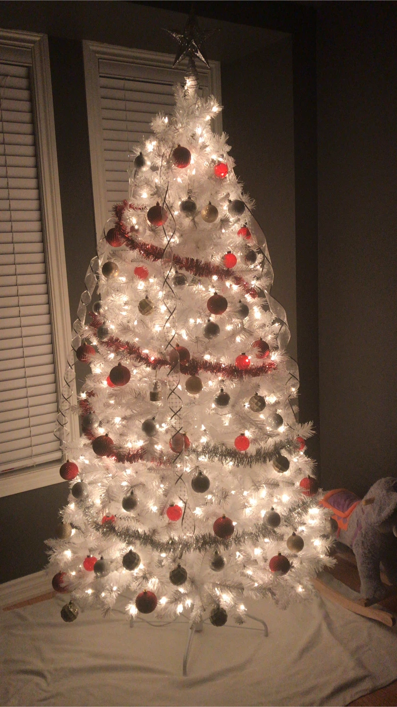 White Artificial Christmas Tree - photo 2