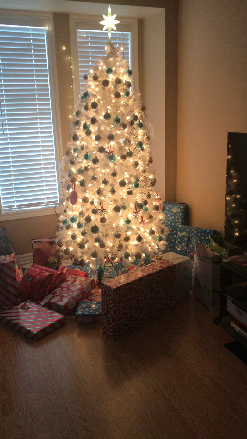 White Artificial Christmas Tree - photo 4
