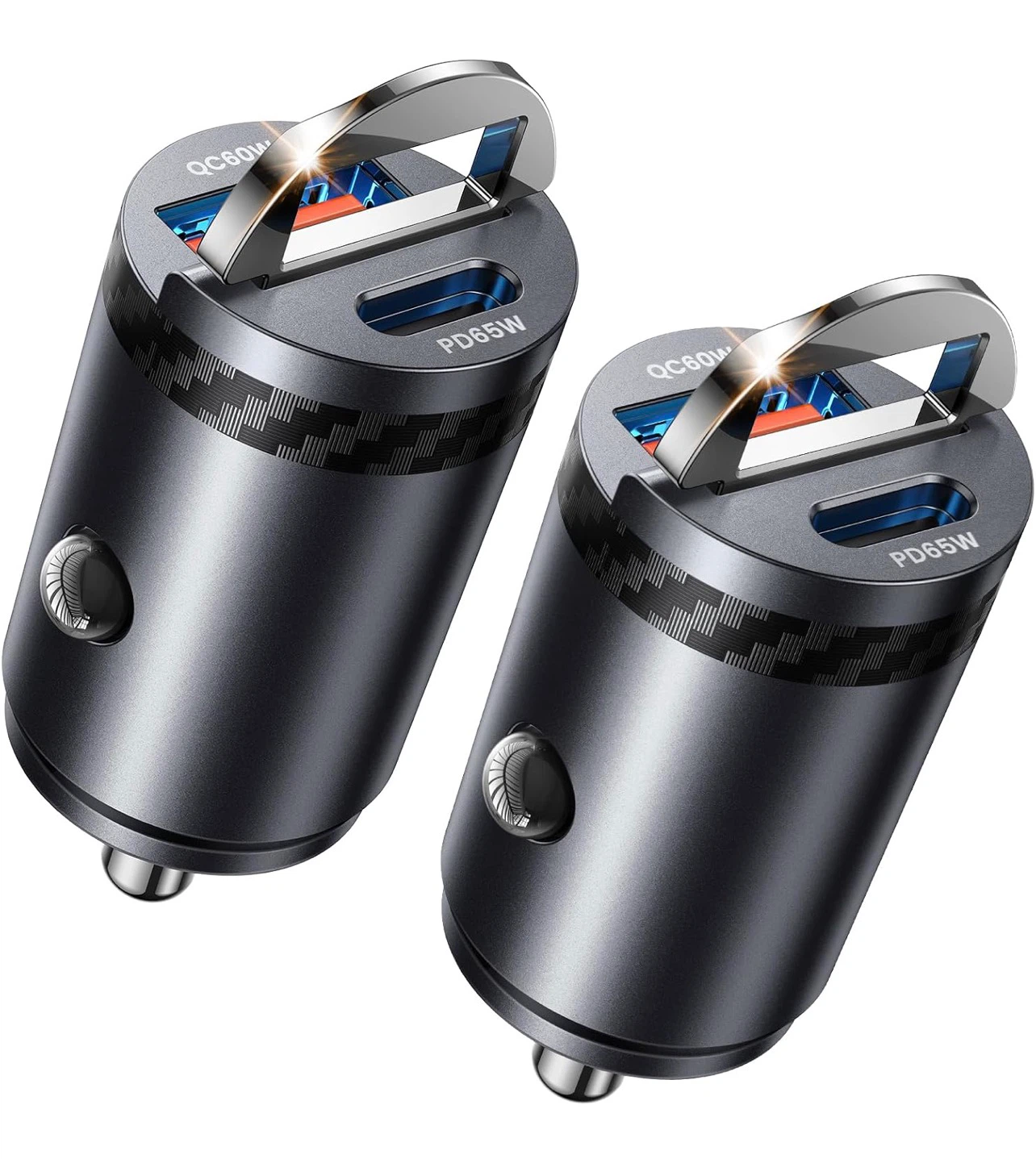 125W Super Fast Car Charger 2-Pack