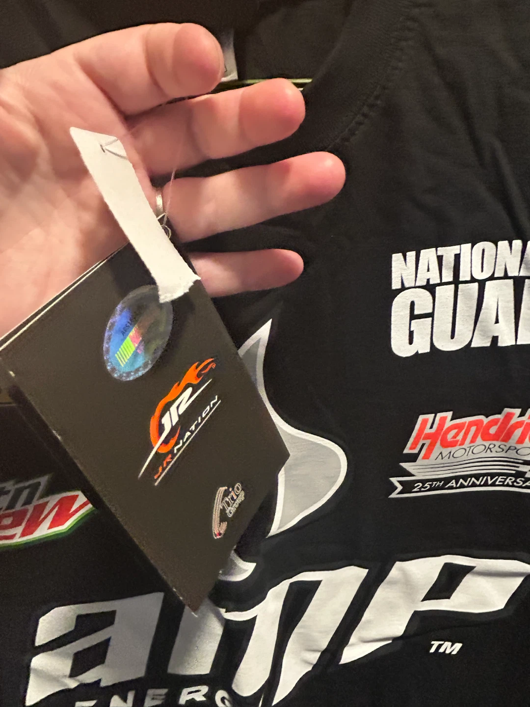 JR Nation NASCAR Amp Energy T-Shirt XL - photo 4