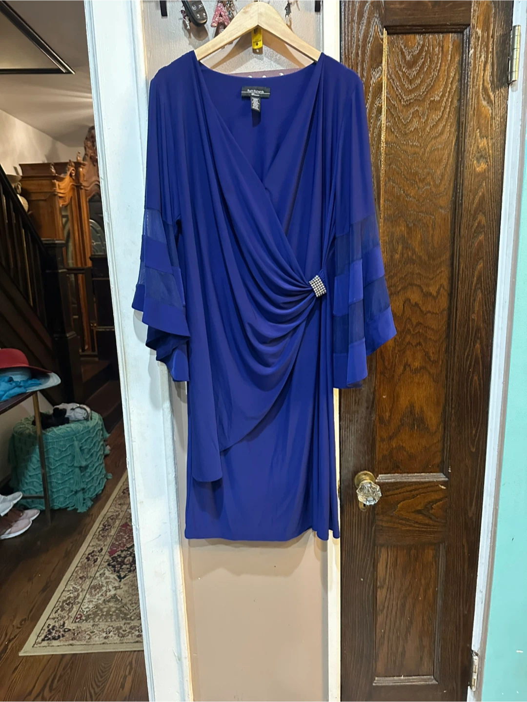 R&M Richards Women's Blue Dress Size 14W