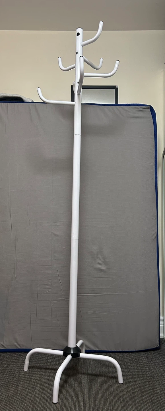 White Metal Coat Stand - photo 2