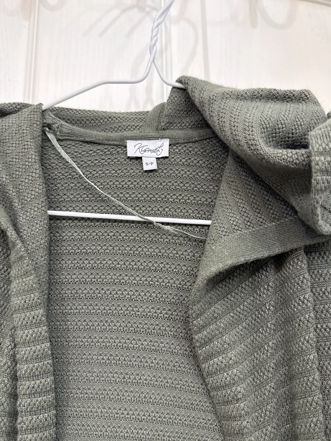 Kismet Olive Green Hooded Cardigan - photo 2